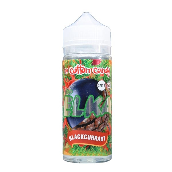 Жидкость Cotton Candy ЁLKA BLACKCURRANT (Хвоя С Мятой И Чёрной Смородиной) (120 мл, 0 мг/мл) в Сыктывкаре