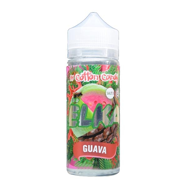Жидкость Cotton Candy ЁLKA GUAVA (Хвоя С Мятой И Гуавой) (120 мл, 0 мг/мл) в Сыктывкаре