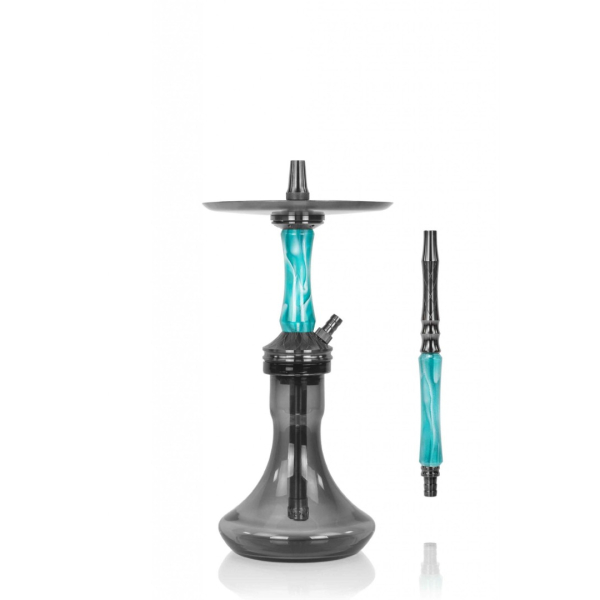 Кальян Ocean Hookah Kaif Small 2 (черный,бирюзовый, 53 см) в Сыктывкаре
