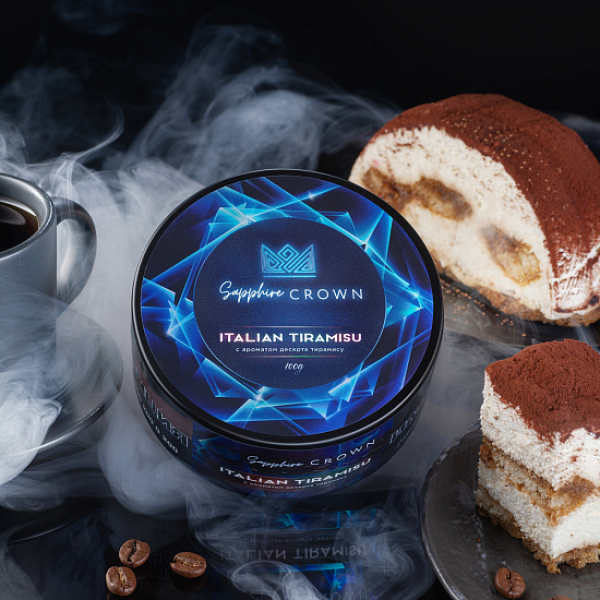 Табак Sapphire Crown Italian Tiramisu (Сливочный крем бисквит) 100 гр в Сыктывкаре