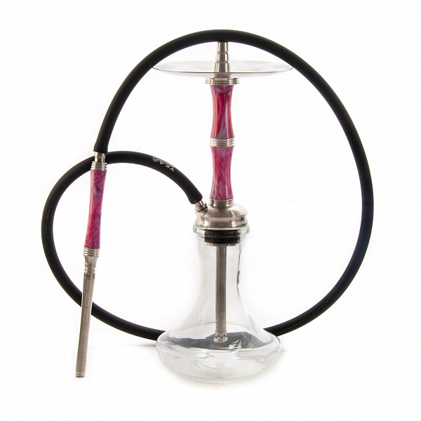 Кальян Y.K.A.P. Mini STR M3 (Розовый,Белый, 39 см) в Сыктывкаре