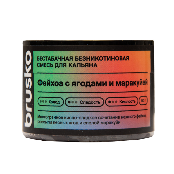 Бестабачная смесь Brusko Фейхоа С   Ягодами И Маракуйей 50 грамм в Сыктывкаре