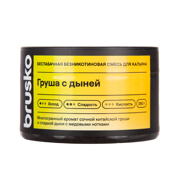 Бестабачная смесь Brusko Груша С   Дыней 250 грамм в Сыктывкаре