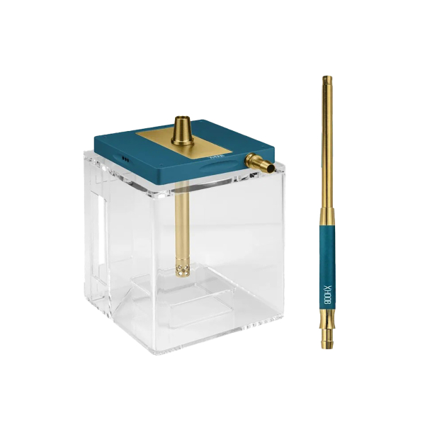 Кальян Hoob Atom Marine Blue X Gold | Hoob Cube в Сыктывкаре
