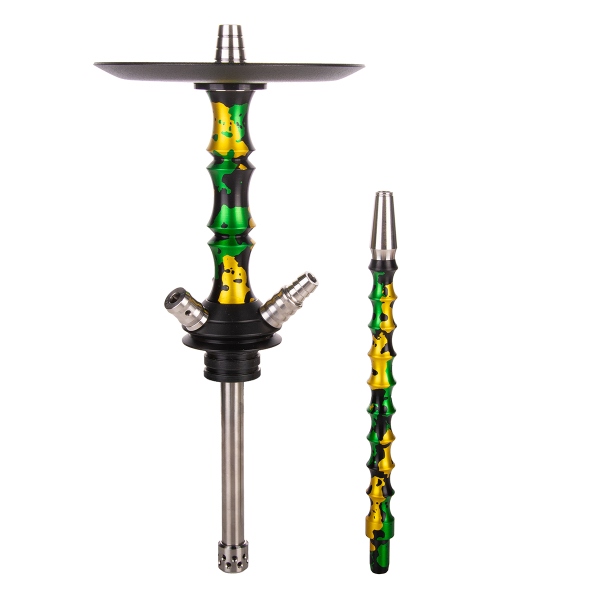 Кальян Mamay Customs Asian Micro Special Anod Зелёно Золотой Камуфляж в Сыктывкаре