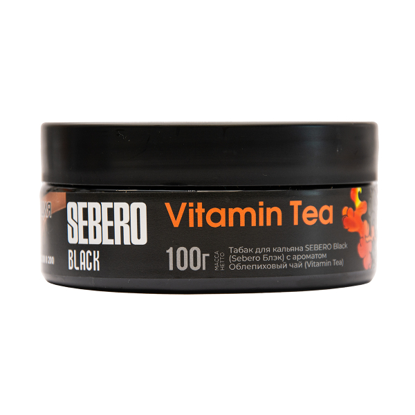 Табак Sebero Black Vitamin Tea Облепиховый Чай 100 грамм в Сыктывкаре
