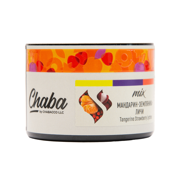 Безникотиновая смесь Chaba Mix Tangerine Strawberry Lychee Nicotine Free 40 грамм в Сыктывкаре