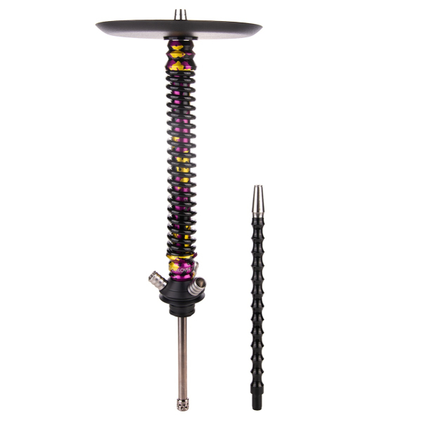 Кальян Mamay Customs Coilover Большой   Пурпурный/золотой Камуфляж Чёрный в Сыктывкаре