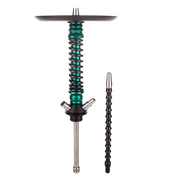 Кальян Mamay Customs Coilover Mini  Зелёный Лак Чёрный в Сыктывкаре