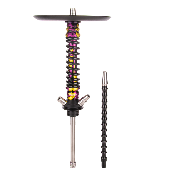 Кальян Mamay Customs Coilover Mini   Пурпурный/золотой Камуфляж Чёрный в Сыктывкаре