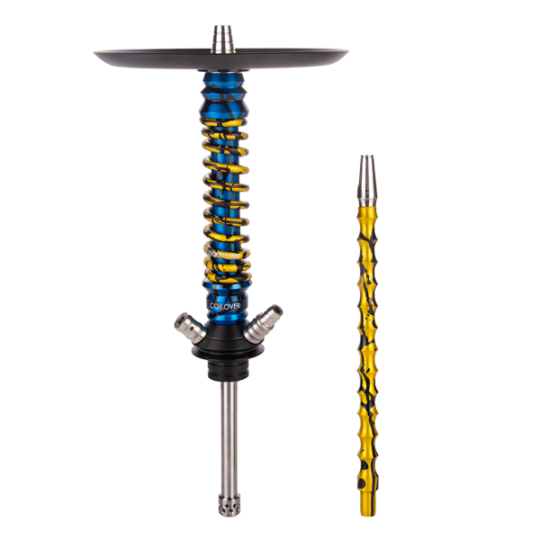 Кальян Mamay Customs Coilover Mini   Синий Сплеш Золотой Сплеш в Сыктывкаре