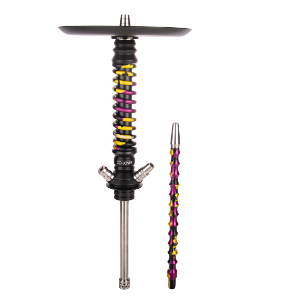 Кальян Mamay Customs Coilover Mini   Чёрный Пурпурный/золотой Камуфляж в Сыктывкаре