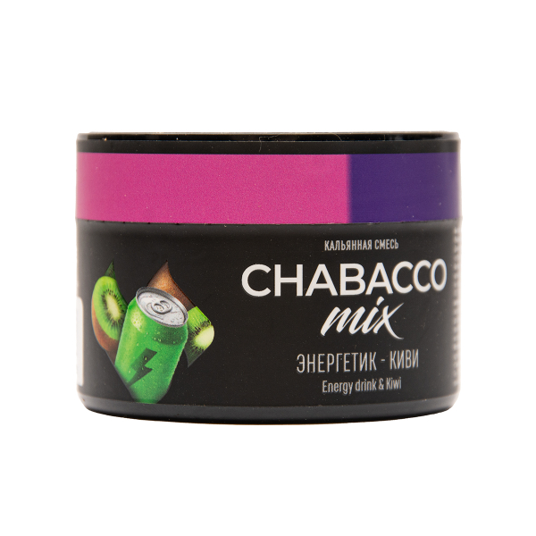 Бестабачная смесь Chabacco Medium Mix Energy Drink & Kiwi 40 грамм в Сыктывкаре