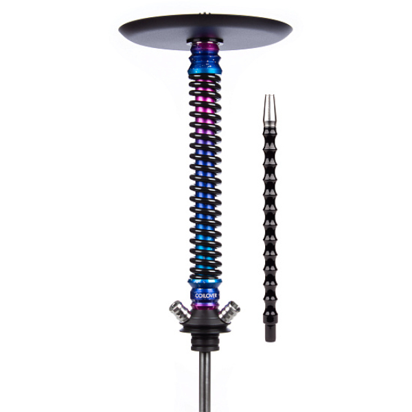 Кальян Mamay Customs Coilover Big Anod Blue Space Черный Глянец в Сыктывкаре