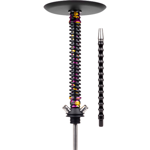 Кальян Mamay Customs Coilover Big Anod Special Purple Gold Camo Черный Глянец в Сыктывкаре