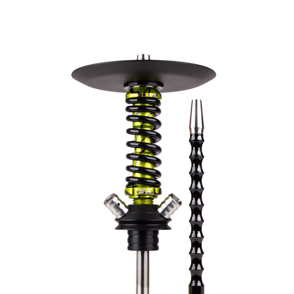 Кальян Mamay Customs Coilovers Micro Anod Oliva Splash Черный Глянец в Сыктывкаре