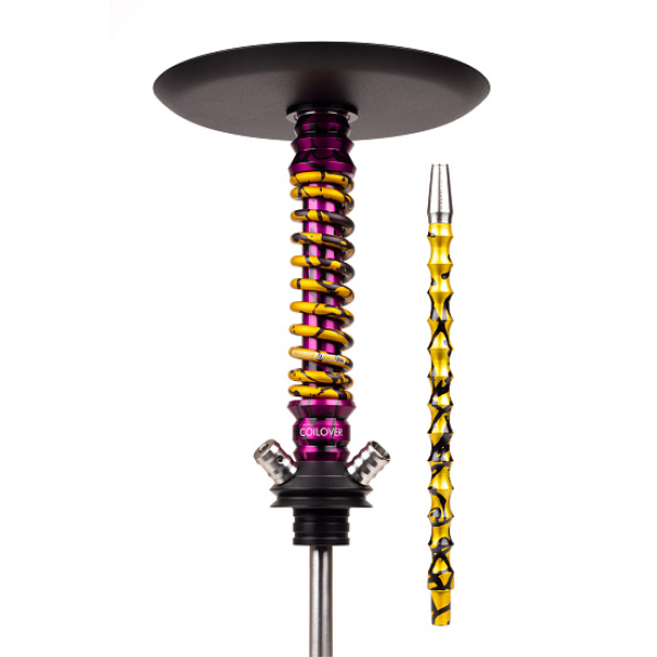 Кальян Mamay Customs Coilovers Mini Special Anod Purple Splash Gold Splash в Сыктывкаре