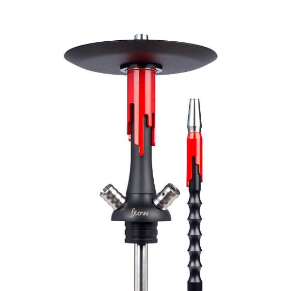 Кальян Mamay Customs Flow Черный Матовый Красный Глянец в Сыктывкаре