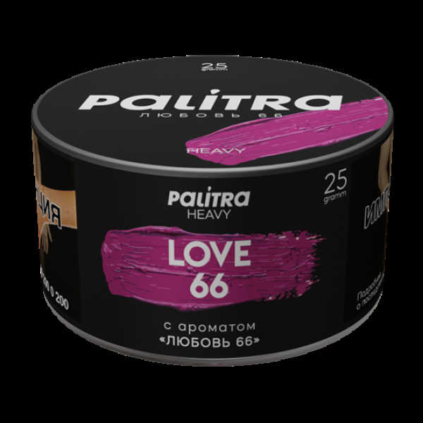 Табак Palitra Heavy Любовь 66 Love 66 25 грамм в Сыктывкаре